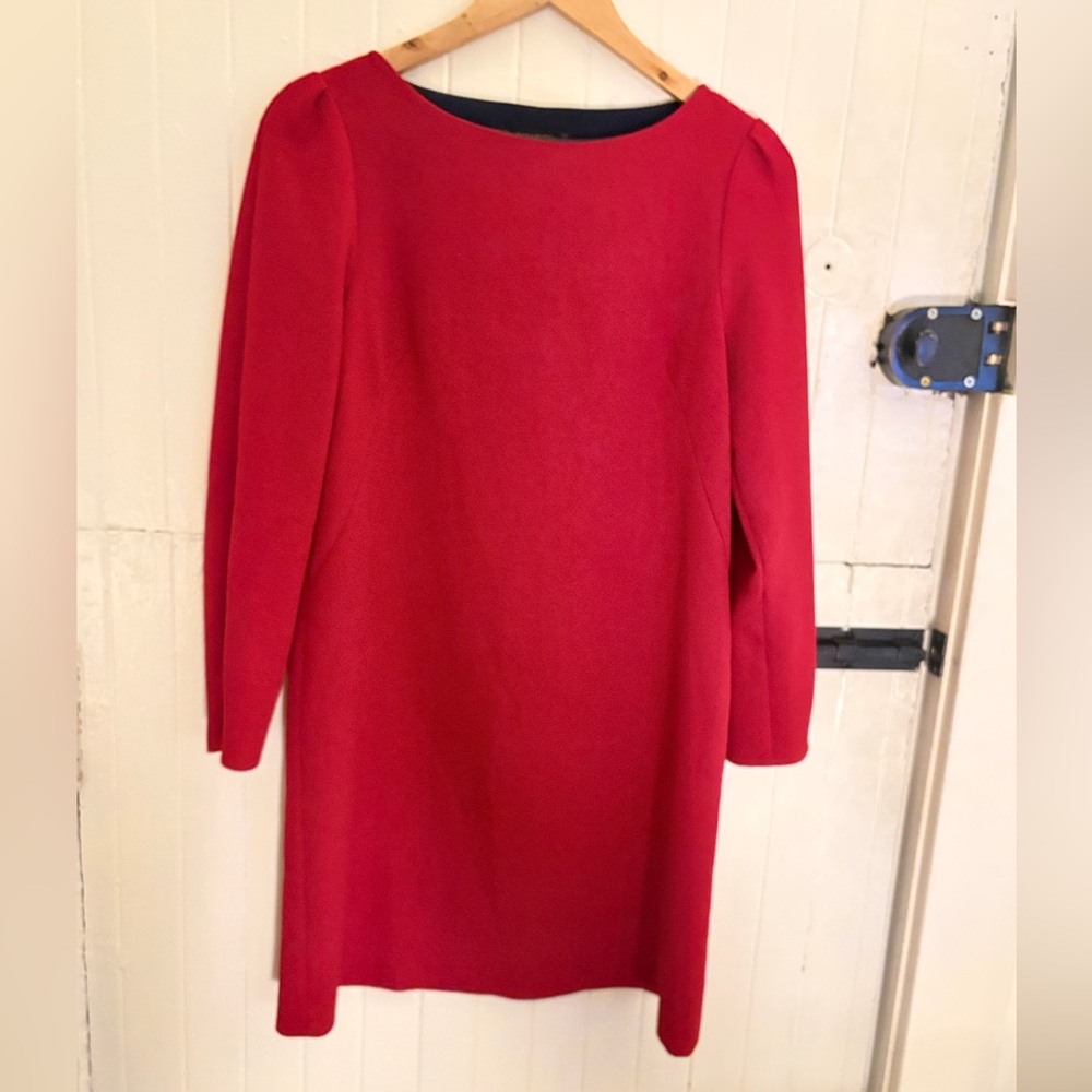 Zara Short Red Dress with Long Sleeves -‎ Size Small